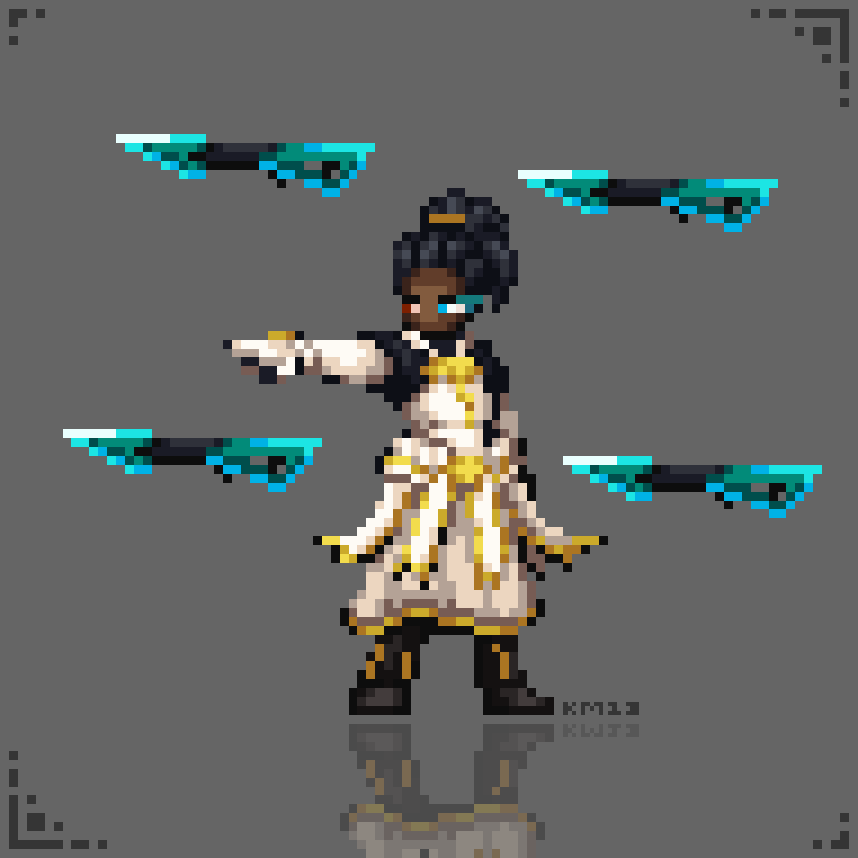 Character Commission - made out of references sent by client